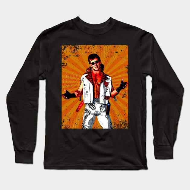 Shawn // Retro Comics Style Long Sleeve T-Shirt by Kolovos Comic